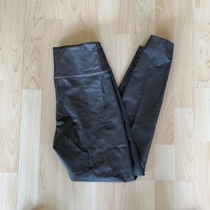 Athleta pleather leggings Sz S